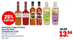 Makro De Kuyper, Coppa of Funny kant-en-klare cocktails incl. 0.0% aanbieding