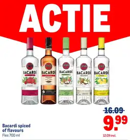Makro Bacardi spiced of flavours aanbieding