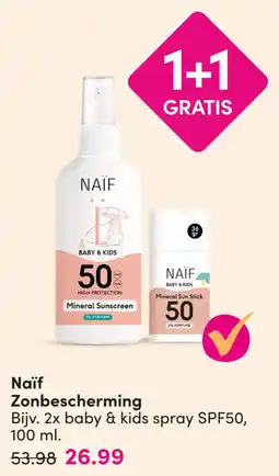 DA Naïf Zonbescherming aanbieding