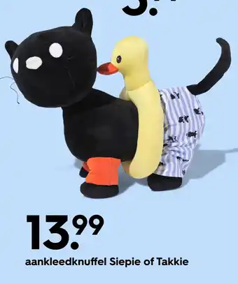 HEMA aankleedknuffel Siepie of Takkie aanbieding