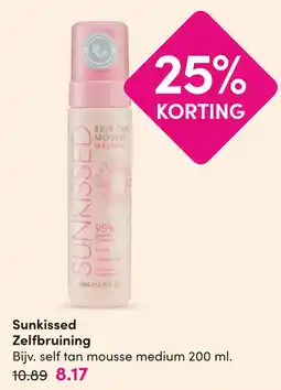 DA Sunkissed zelfbruining aanbieding