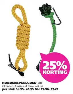 Ranzijn EBI hondenspeelgoed aanbieding