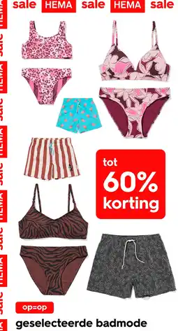 HEMA Geselecteerde badmode aanbieding
