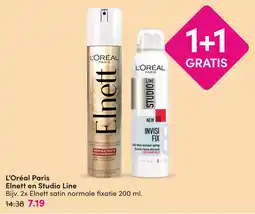 DA L'Oréal Paris Elnett en Studio Line aanbieding