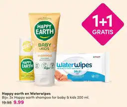 DA Happy earth en Waterwipes aanbieding
