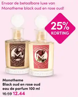 DA Monotheme black oud en rose oud aanbieding