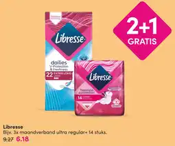 DA Libresse maandverband ultra regular+ aanbieding