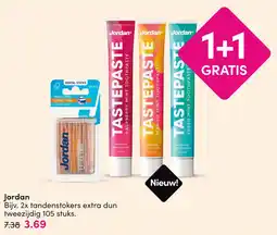 DA Jordan tandenstokers extra dun tweezijdig aanbieding