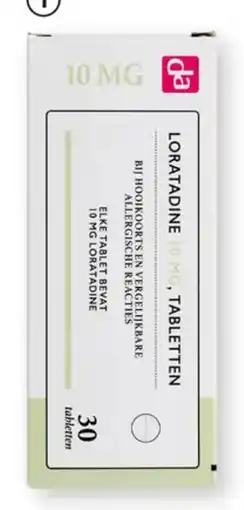 DA DA loratadine 10 mg aanbieding
