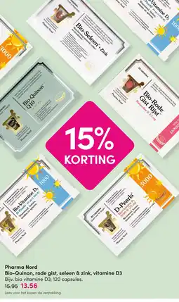 DA Pharma nord bio-quinon, rode gist, seleen & zink, vitamine d3 aanbieding