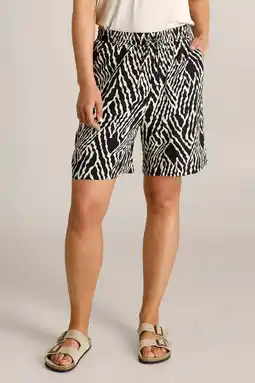 Wehkamp Ivy Beau regularwaist bermuda short zwart aanbieding