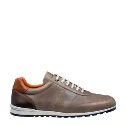 Wehkamp Van Lier Anzano leren sneakers taupe aanbieding