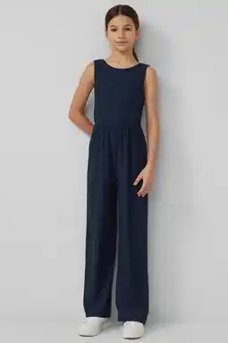 Wehkamp s.Oliver jumpsuit donkerblauw aanbieding