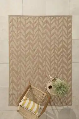 Wehkamp NOUS Living binnen- en buitenvloerkleed terra (230x160 cm) aanbieding