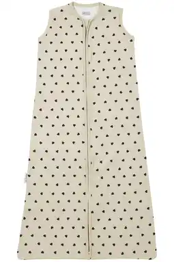 Wehkamp Meyco zomer slaapzak Sweet Heart soft sand/black aanbieding