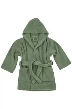 Wehkamp Meyco basic badstof badjas forest green aanbieding