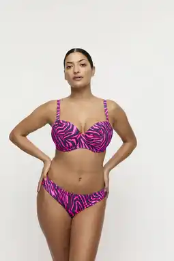 Wehkamp PrimaDonna bikinibroekje Malabo roze/donkerblauw aanbieding