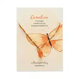 Wehkamp A Beautiful Story ketting Wishing Carnelian aanbieding