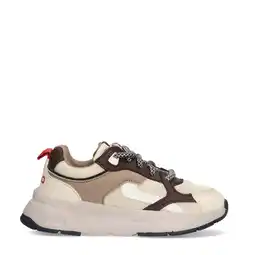 Wehkamp Vingino chunky sneakers beige/bruin aanbieding