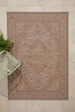 Wehkamp NOUS Living binnen- en buitenvloerkleed bruin (290x200 cm) aanbieding
