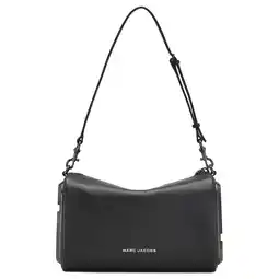 Wehkamp Marc Jacobs leren schoudertas The Snapshot zwart aanbieding