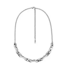 Wehkamp Diesel ketting DX1578040 zilverkleurig aanbieding