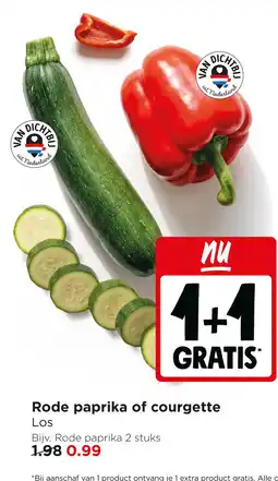 Jumbo Rode paprika of courgette aanbieding