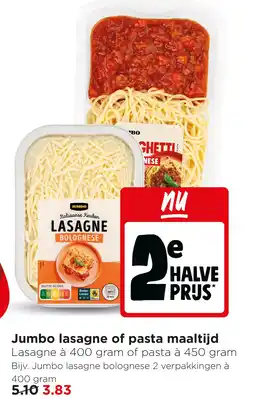 Jumbo Jumbo lasagne of pasta maaltijd aanbieding