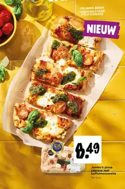 Jumbo Jumbo's pinsa caprese met buffelmozzarella aanbieding