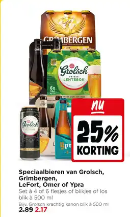 Jumbo Speciaalbieren van grolsch, grimbergen, lefort, omer of ypra aanbieding