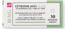 DA Da cetirizine 10 mg aanbieding
