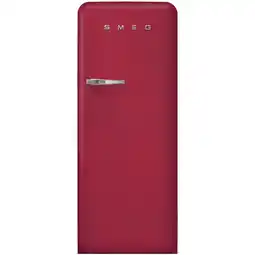 Bol.com Smeg FAB28RDRB5 50's Combi-koelkast - Ruby Red - matte kleur - NoFrost aanbieding