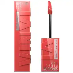 Trekpleister Maybelline New York SuperStay Vinyl Ink 15 Peachy Lipstick aanbieding
