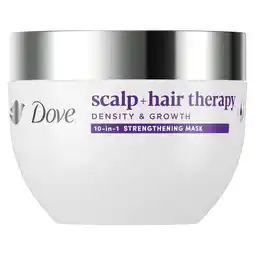 Trekpleister Dove Scalp + Hair Therapy Density & Growth Haarmasker aanbieding