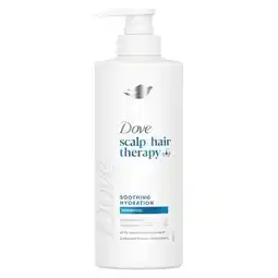 Trekpleister Dove Scalp + Hair Soothing Hydration Shampoo aanbieding