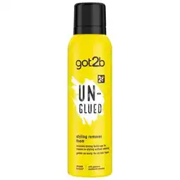 Trekpleister Got2b Un-Glued Styling Remover Foam aanbieding