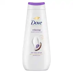 Trekpleister Dove Advanced Care Relaxing Douchegel aanbieding