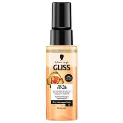 Trekpleister Gliss Total Repair Express Repair Conditioner Anti-Klitspray aanbieding