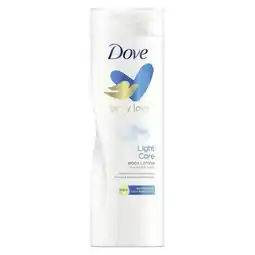Trekpleister Dove Body Love Light Care Bodylotion aanbieding