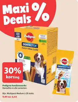 Maxi Zoo Pedigree hondensnacks aanbieding