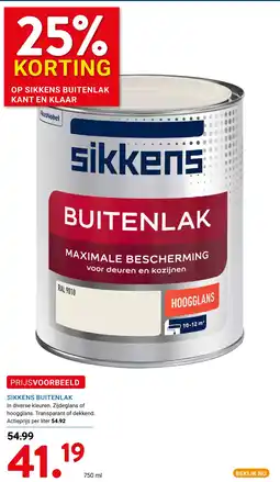 Kluswijs SIKKENS BUITENLAK aanbieding