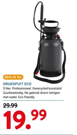 Kluswijs DRUKSPUIT ECO aanbieding