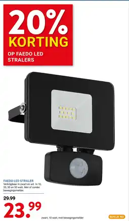 Kluswijs FAEDO LED STRALER aanbieding