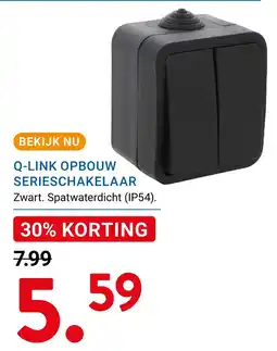 Kluswijs Q-LINK OPBOUW SERIESCHAKELAAR aanbieding