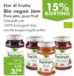 Gezond & Wel Fior di Frutta Bio vegan Jam aanbieding