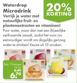 Gezond & Wel Waterdrop Microdrink aanbieding