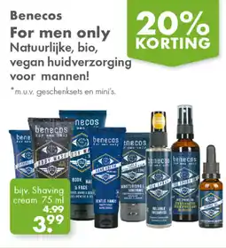 Gezond & Wel Benecos For men only aanbieding