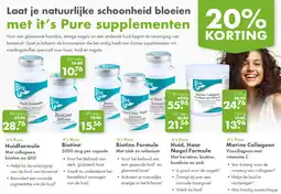 Gezond & Wel it’s Pure supplementen Biotine aanbieding