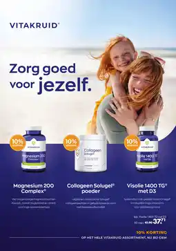 Gezond & Wel Vitakruid Visolie aanbieding