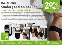 Gezond & Wel Bamboo ondergoed en sokken aanbieding
